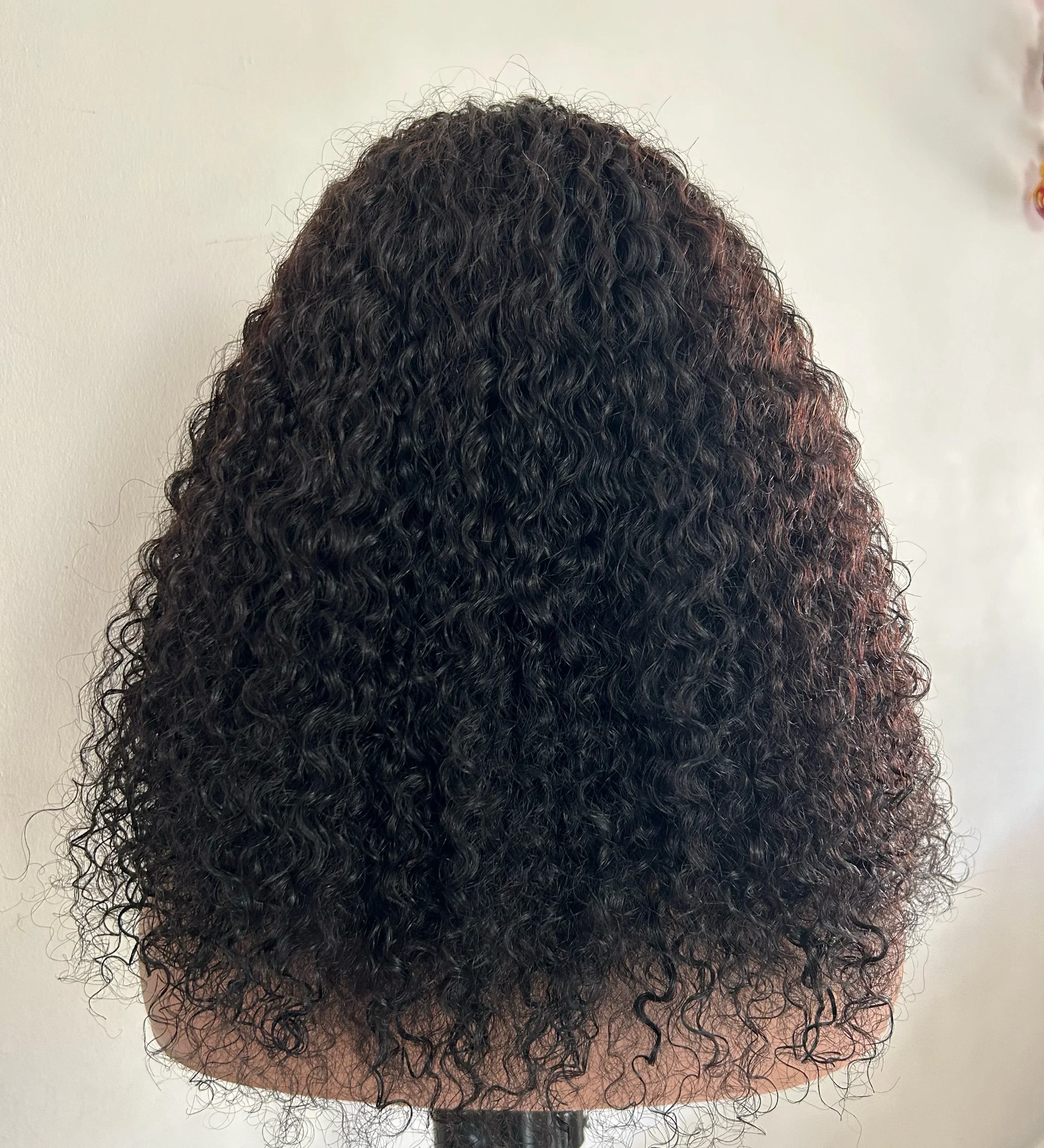 Peluca en V kinky curly de 16” 4