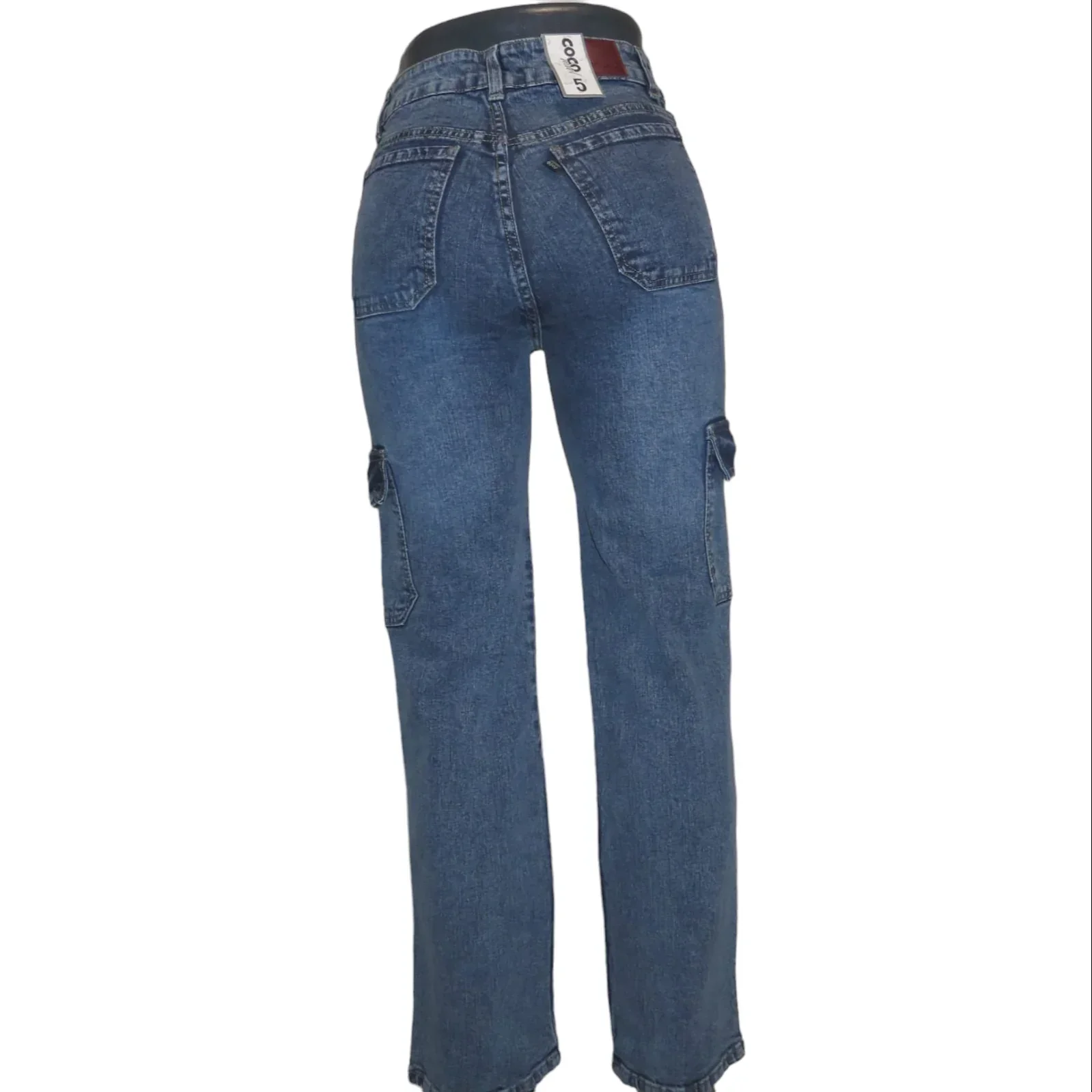 Jeans recto azul 2