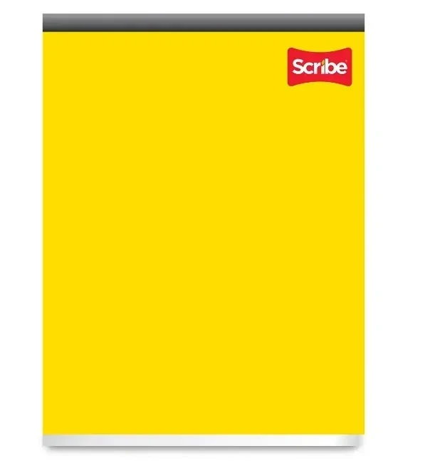 Block tamaño carta rayado scribe 80 hojas engomado  4