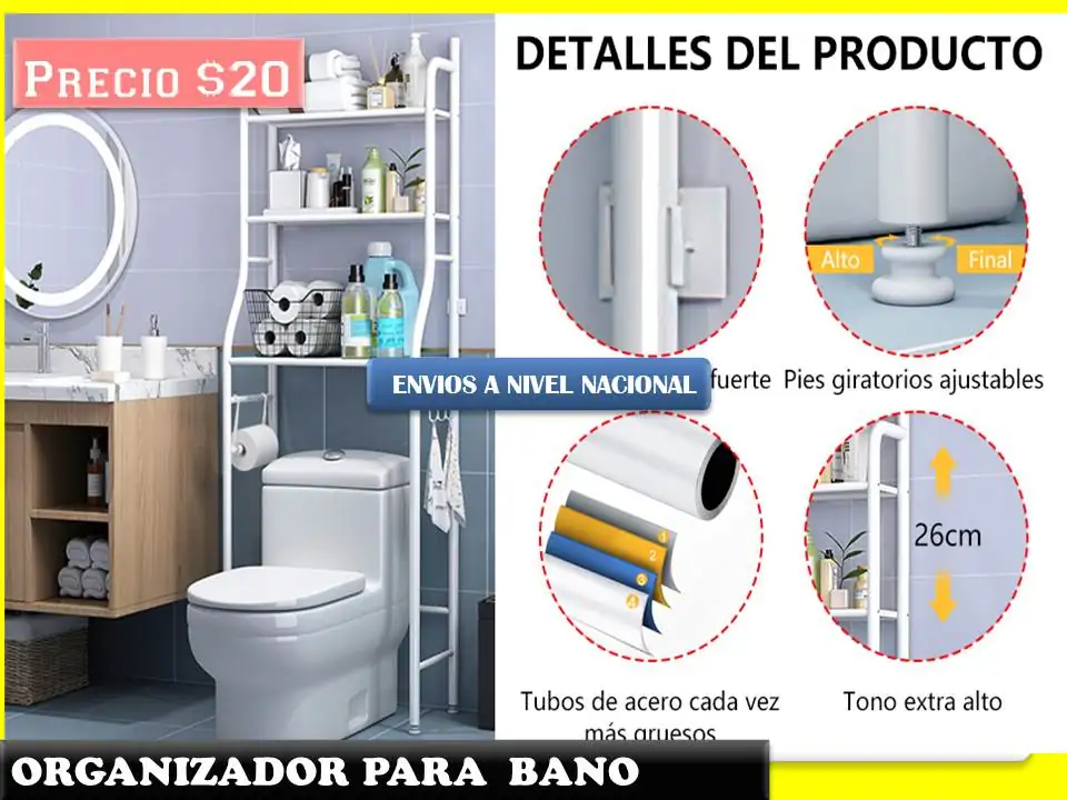 Organizador de baño