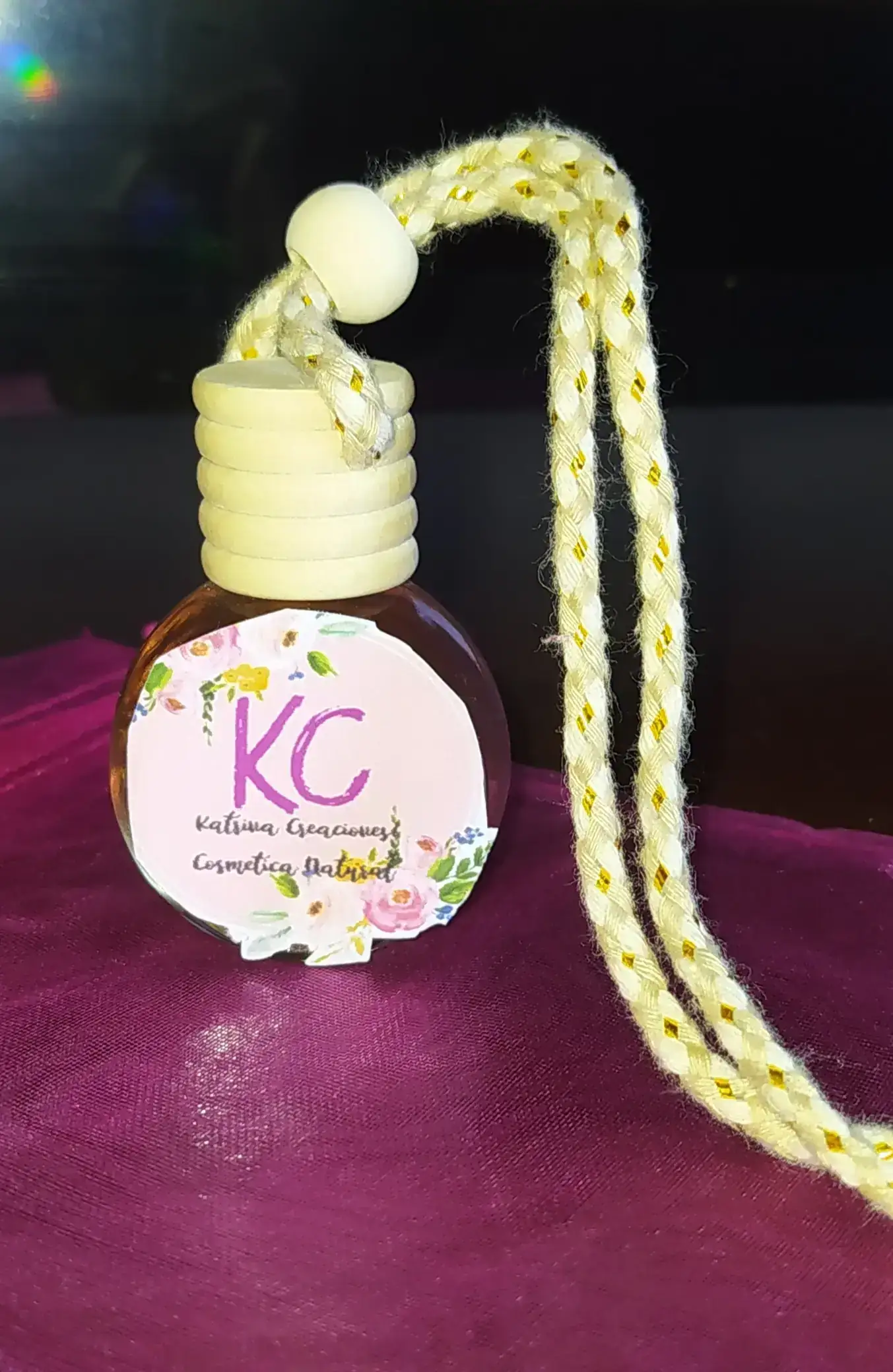 Aromatizante de vehículos.
