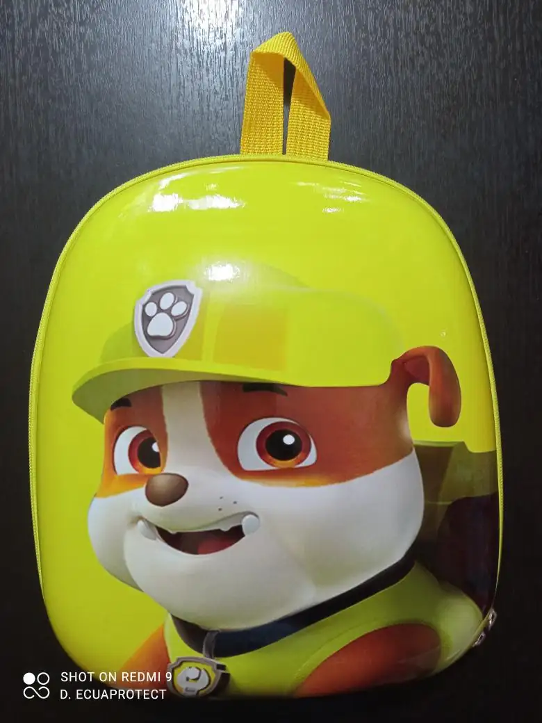 MOCHILA PAW PATROL RUBBLE 🐕🐾