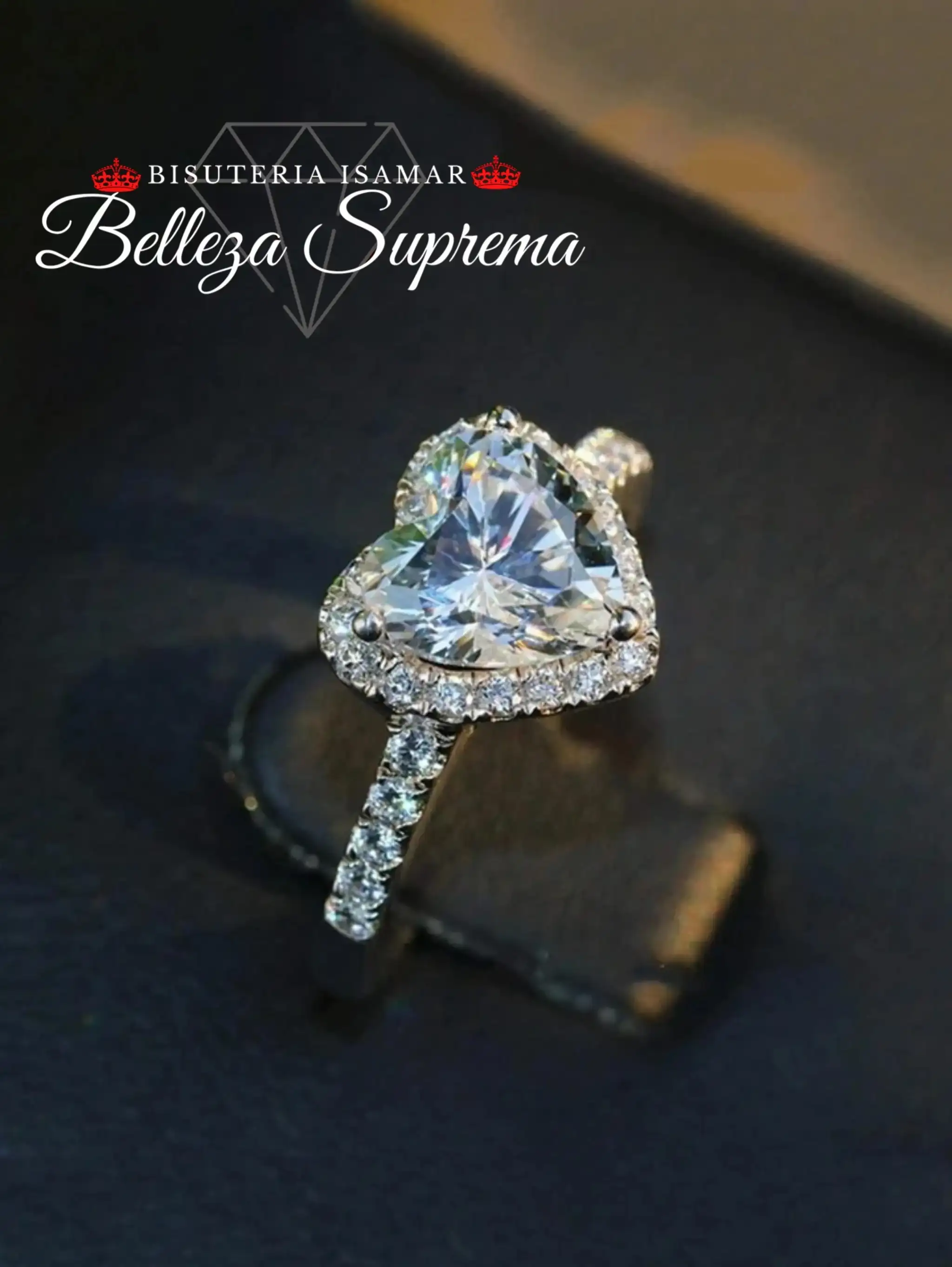 ANILLO DE PROMESA CON PIEDRA DE IMITACIÓN 