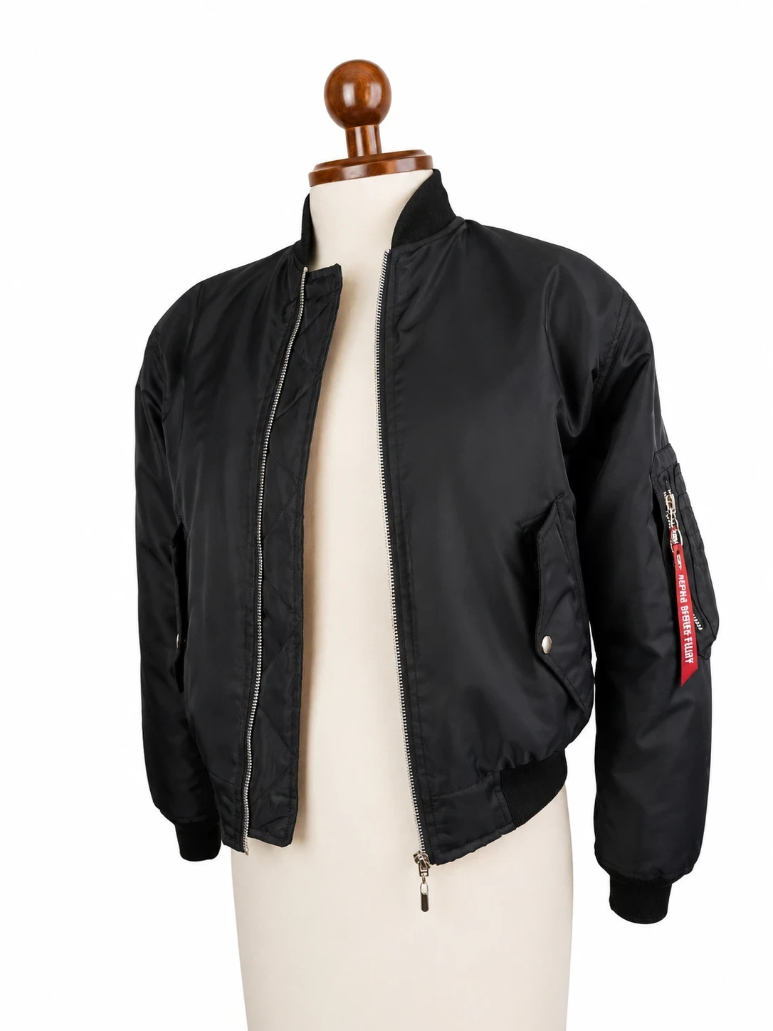 Bomber de mujer negra talla L 