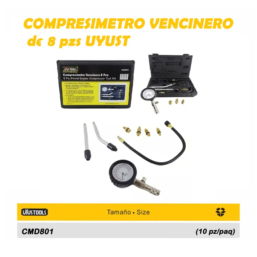 COMPRESIMETRO VENCINERO de 8 pzs UYUST 