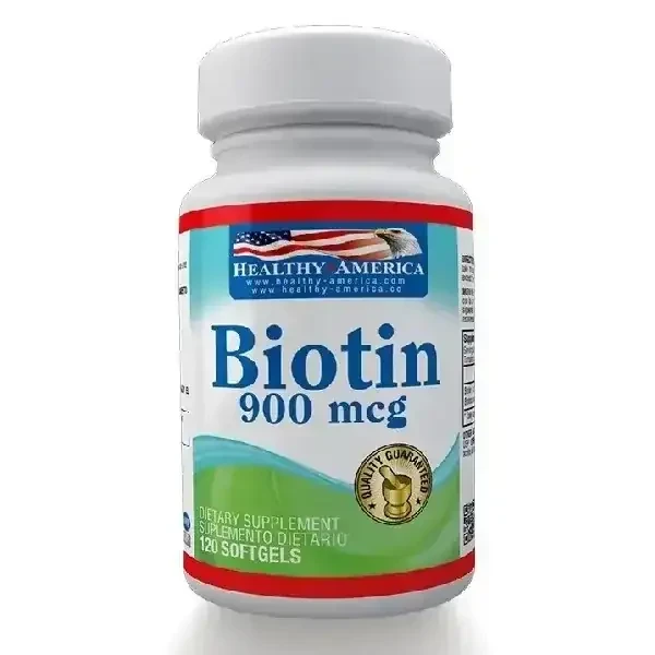 Biotin por 900 mcg   120 softgels