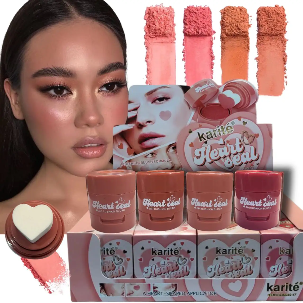 Blush con Sello de Corazón