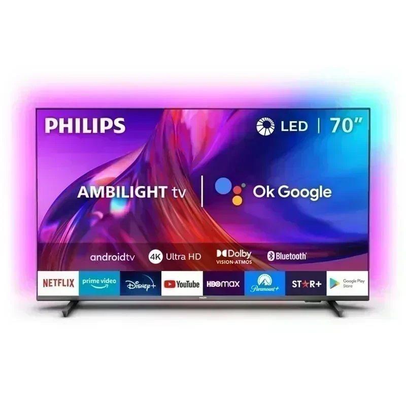 SMART TV PHILIPS 70" UHD 4K AMBILIGHT