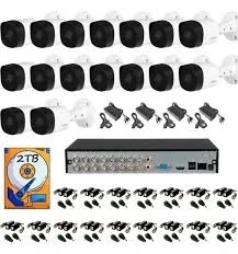 Kit de 4 Cámaras 4 canales 2 mpx 4