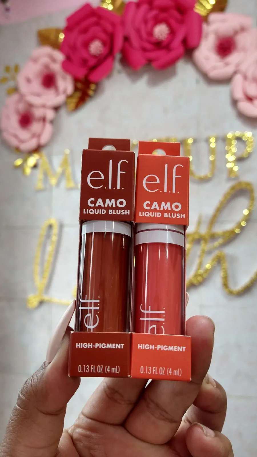 Liquid blush camo elf 3