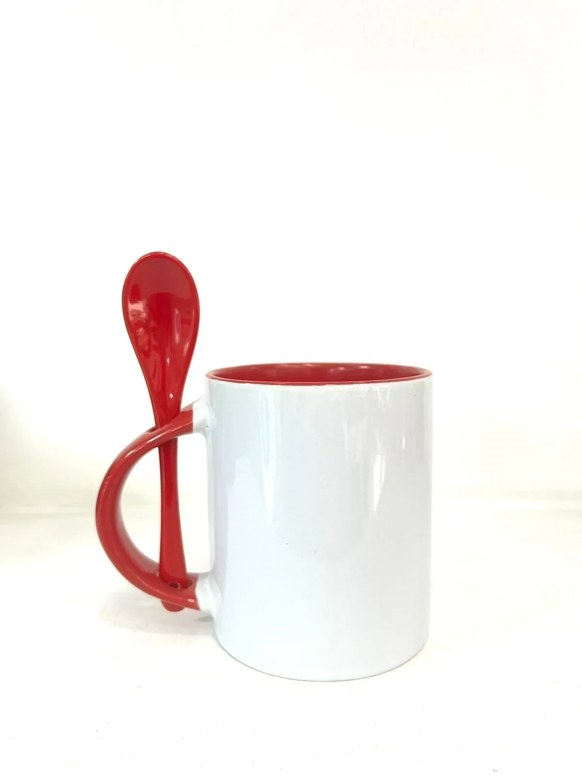 Mug Fondo Color Cuchara 11 Onz 2