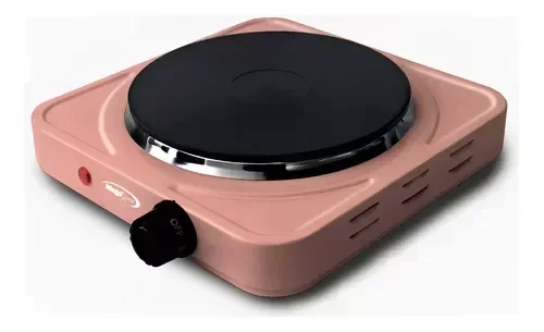 Anafe Eléctrico MEGA EXPRESS 1 Hornalla Rosa