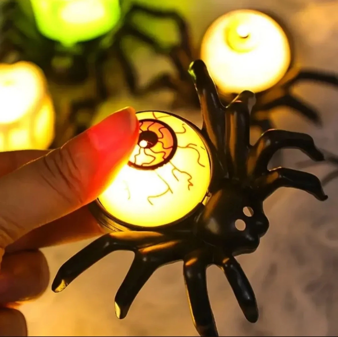 caja con 12 velas led en forma de araña 6