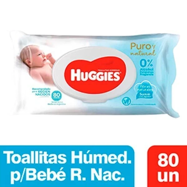 HUGGIES RICIEN NACIDO 80 UND 