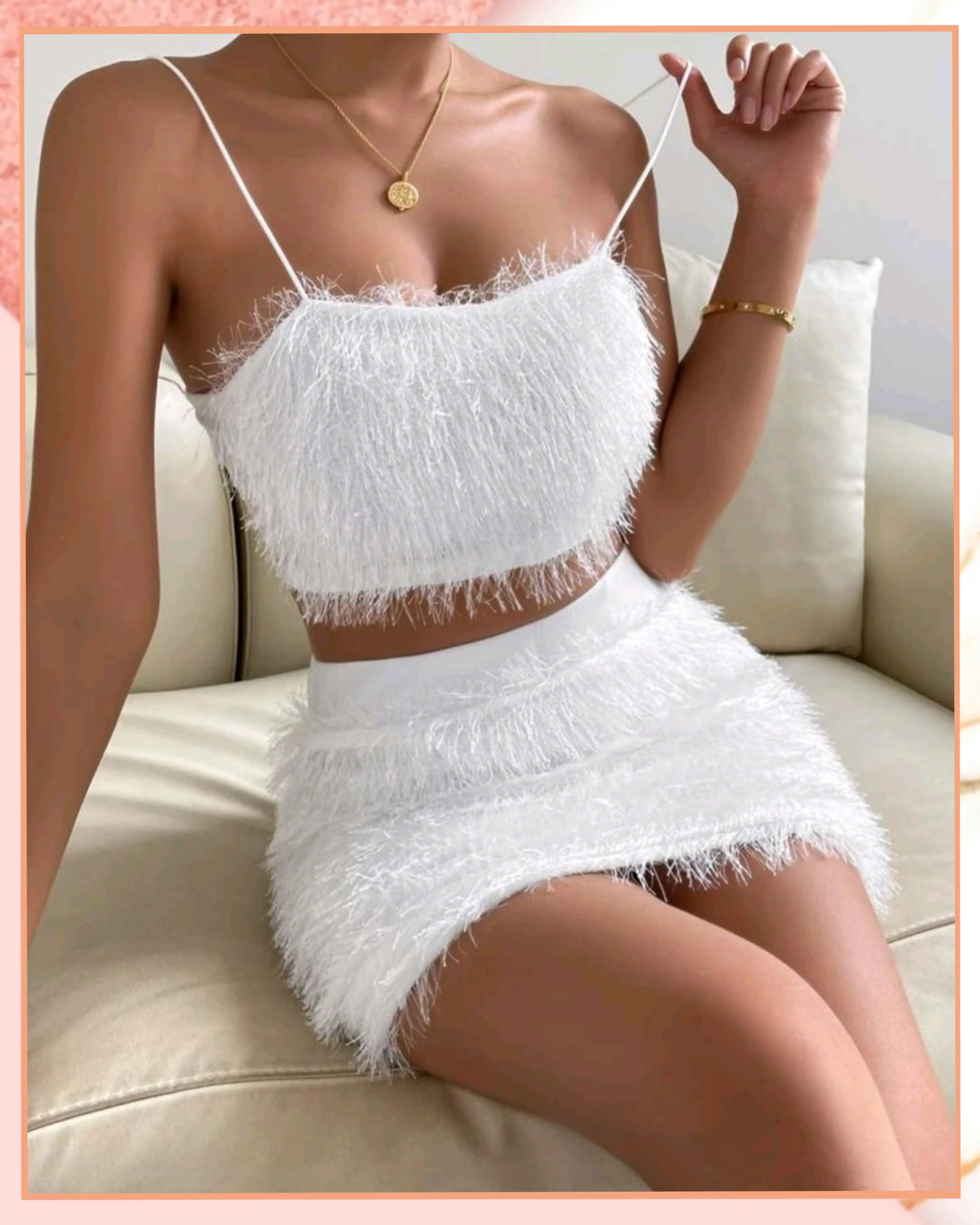 M - Conjunto de top y falda 2