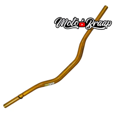 Dorado manubrio protaper 73cm macizos No incluye bases DT 125 - XTZ 150 - XTZ 125 - XTZ 250 - DR 150 - XR 150 - MRX 150 - TTR 150