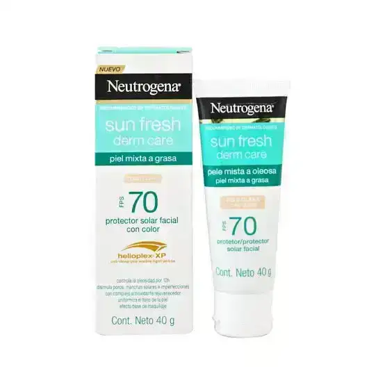 Protector Solar Sun Fresh FPS 70 tono claro Neutrogena 