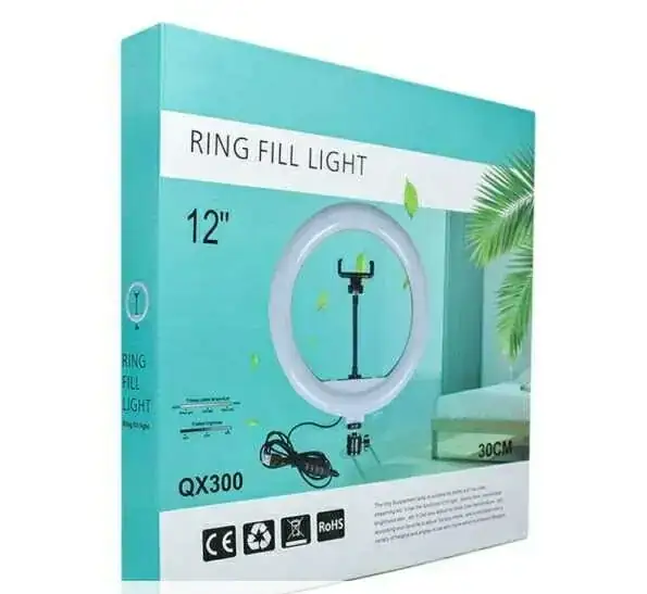 Aro De 12 Pulgadas Con 3 Modos De Luz LED 