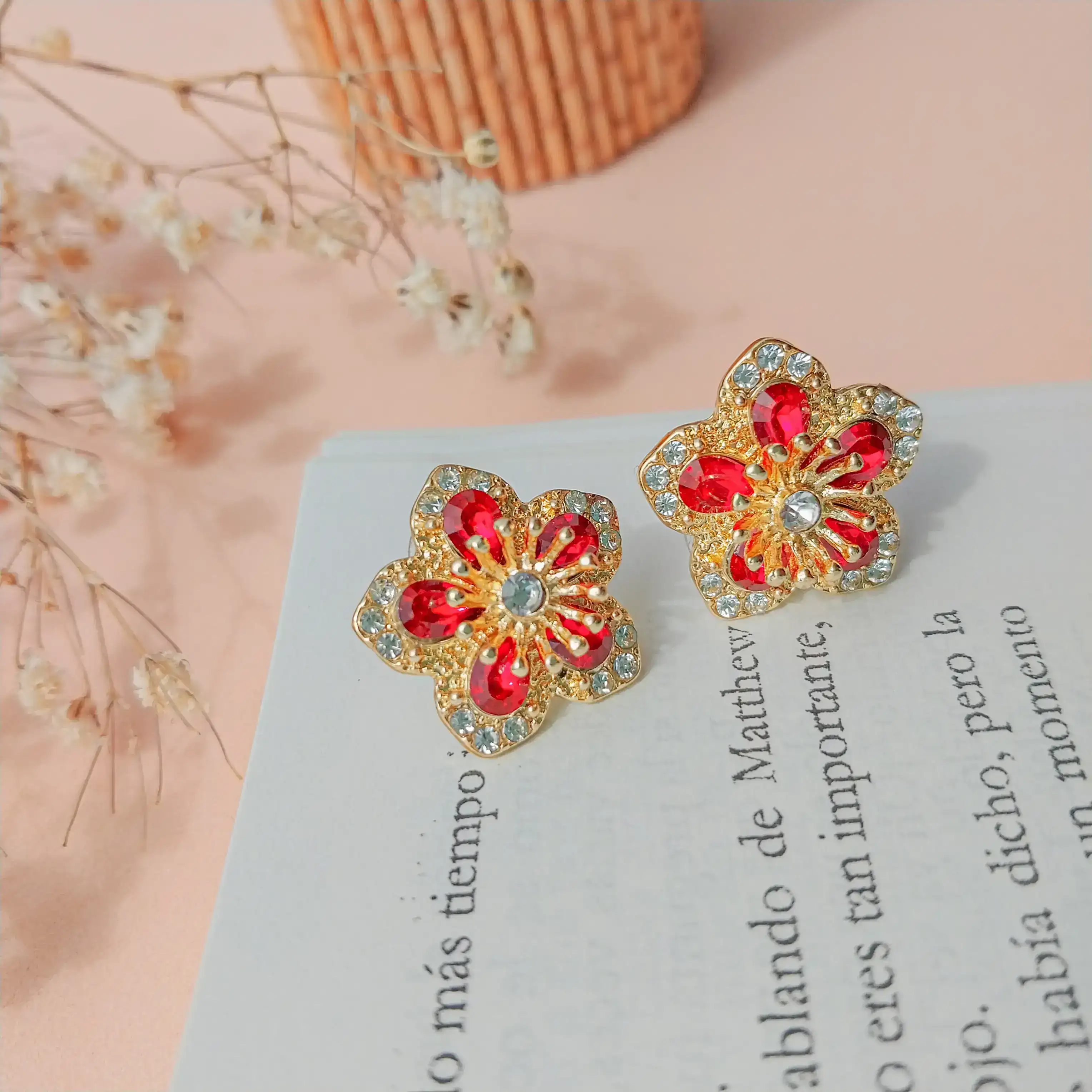 Aretes Flor 