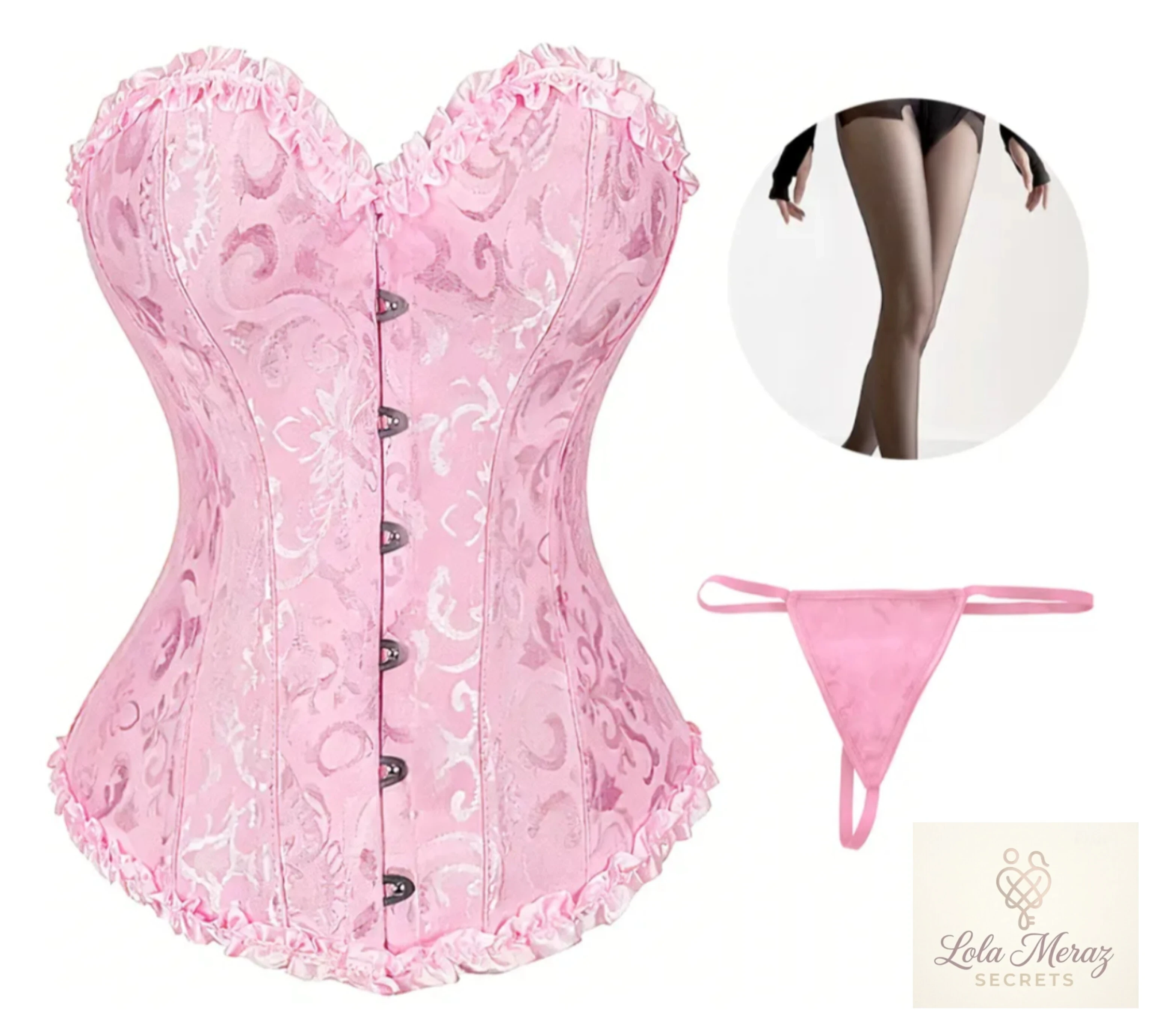 Corsé/Faja Victoriano ROSA