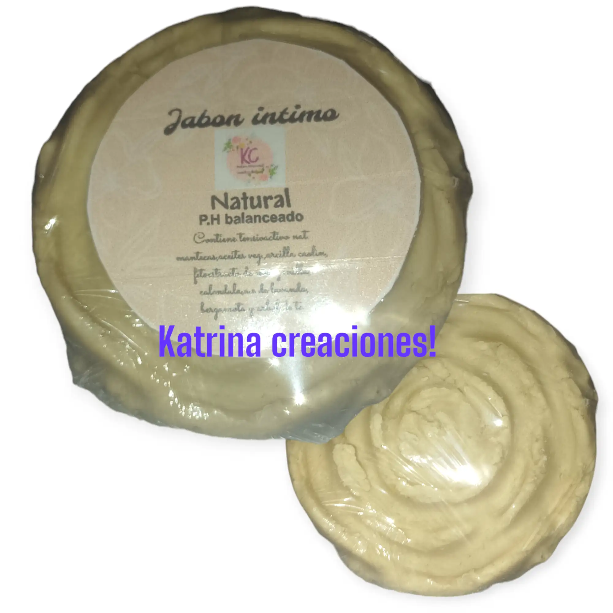 Jabon intimo natural,  uso externo.