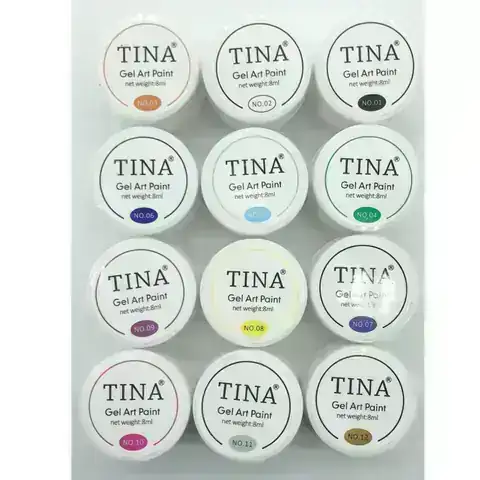 Gel paint Tina colores 