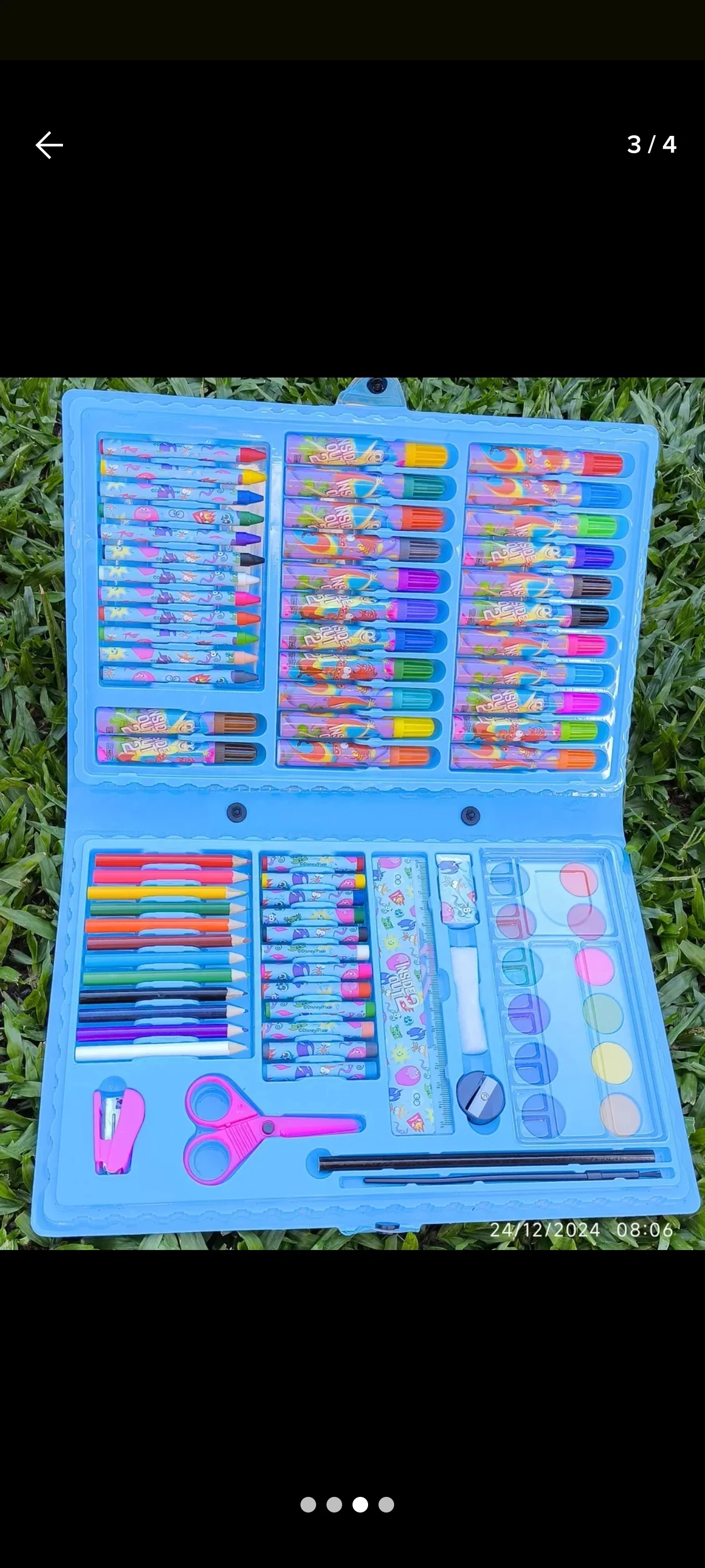 Kit escolar colores 86 piezas (acuarela)