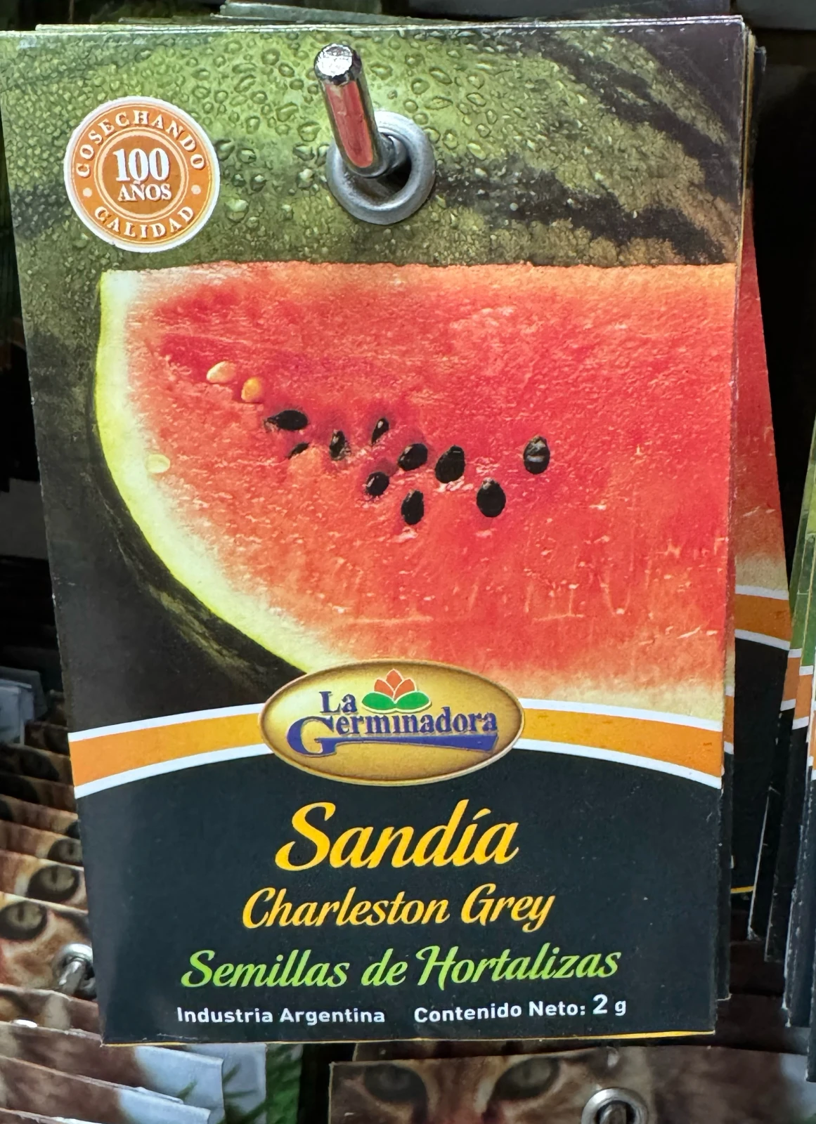 Semillas Sandia charleston grey