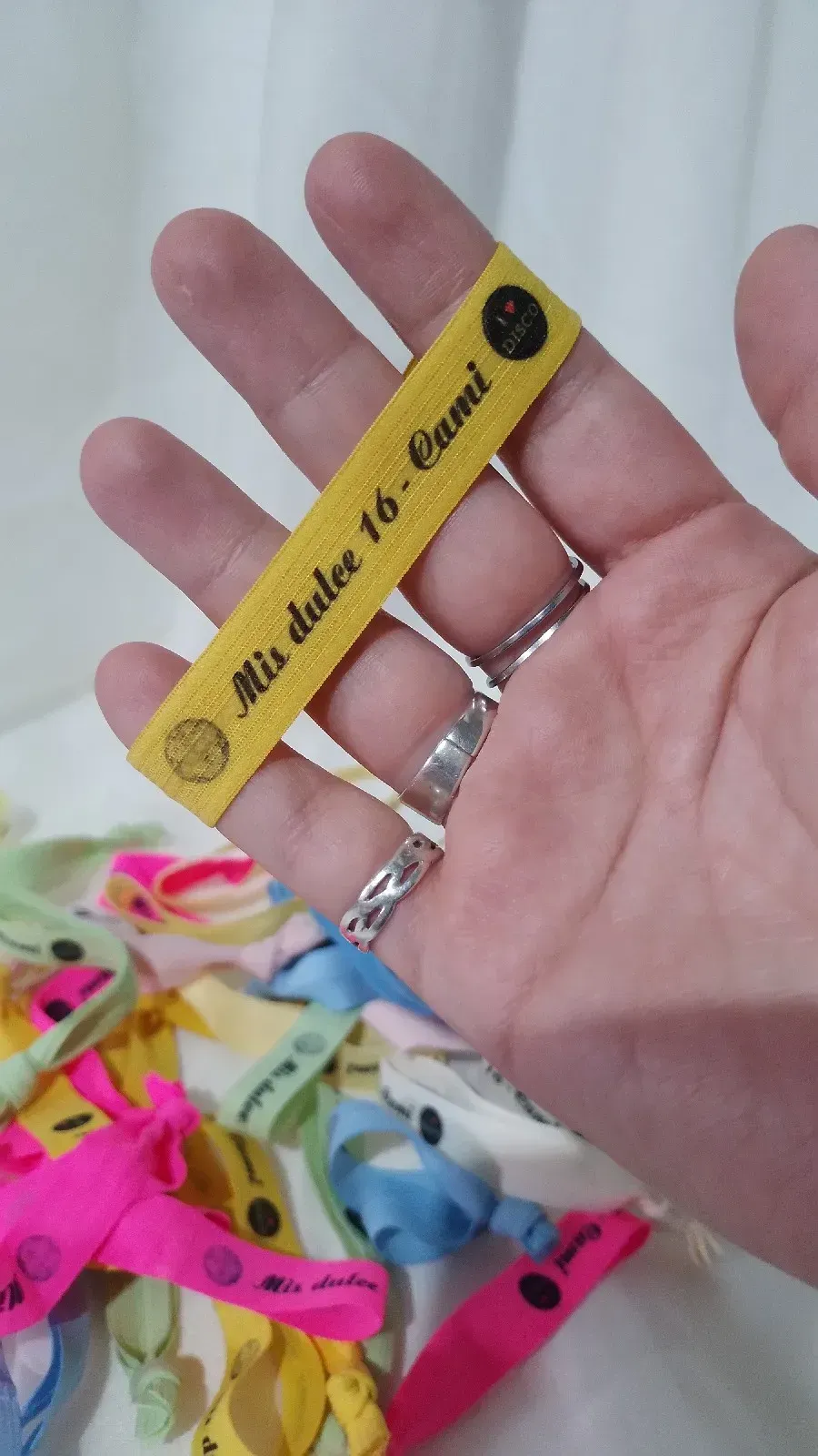 Pulseras elástico pack por 20 unidades  2