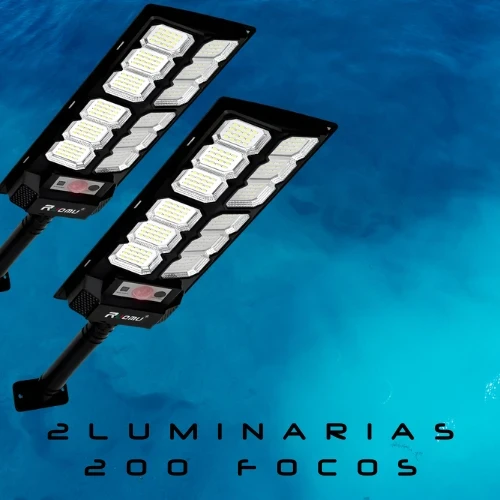 2 LÁMPARAS DE 200 FOCOS