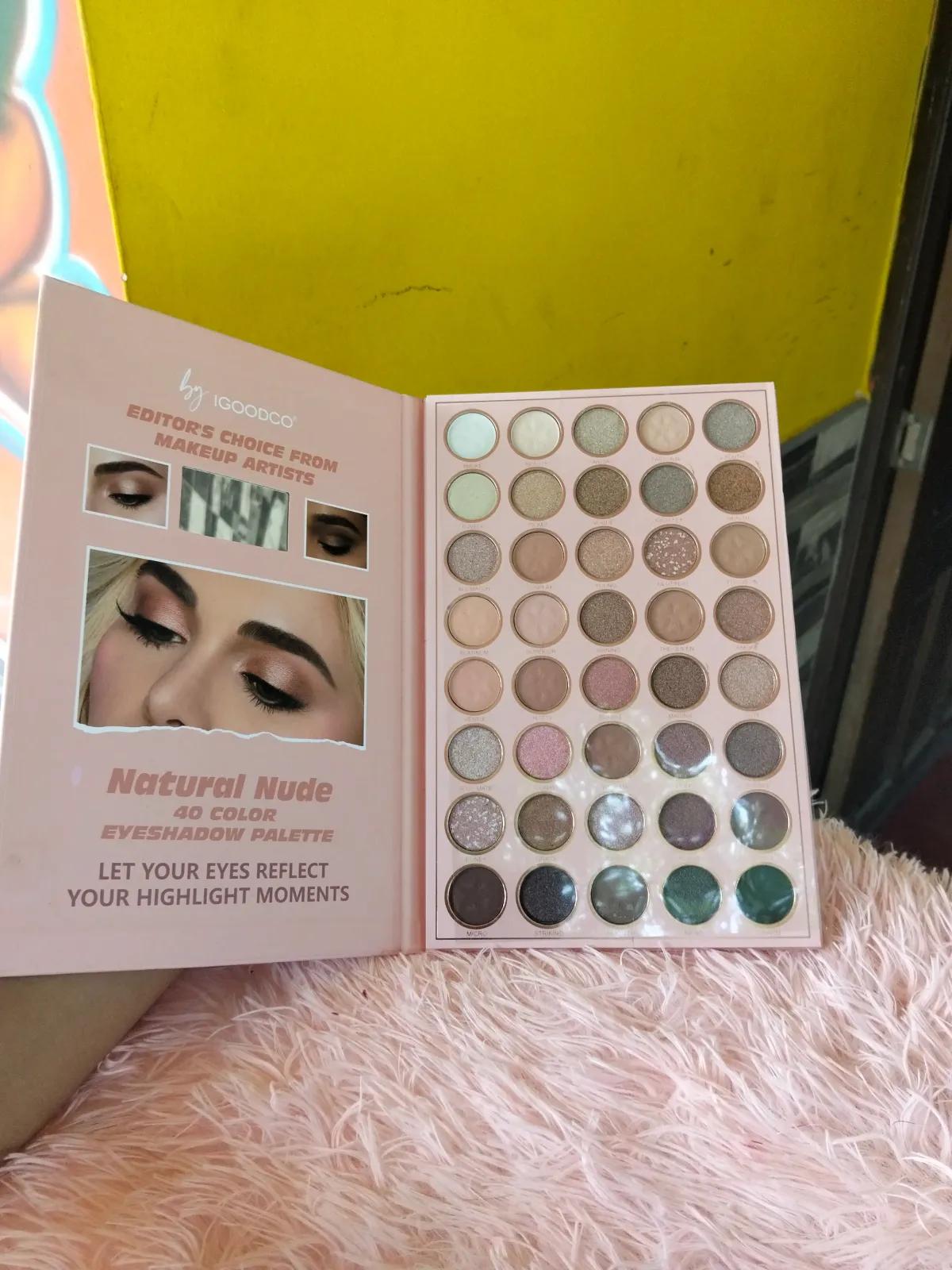 Paleta de sombras x40 tonos