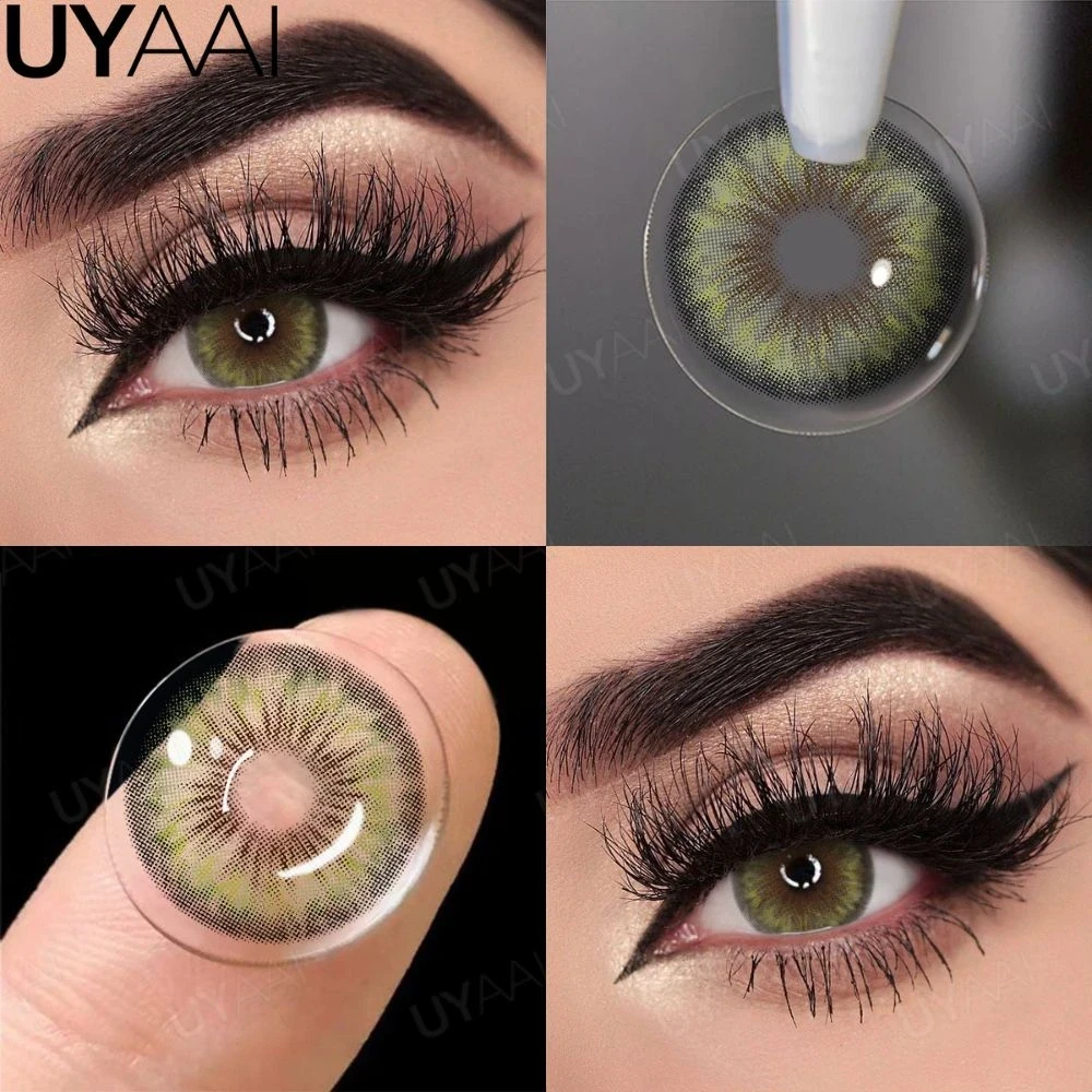 Lentes de contacto - Referencia: CLEOPATRA GREEN - PUPILA REDUCIDA  8