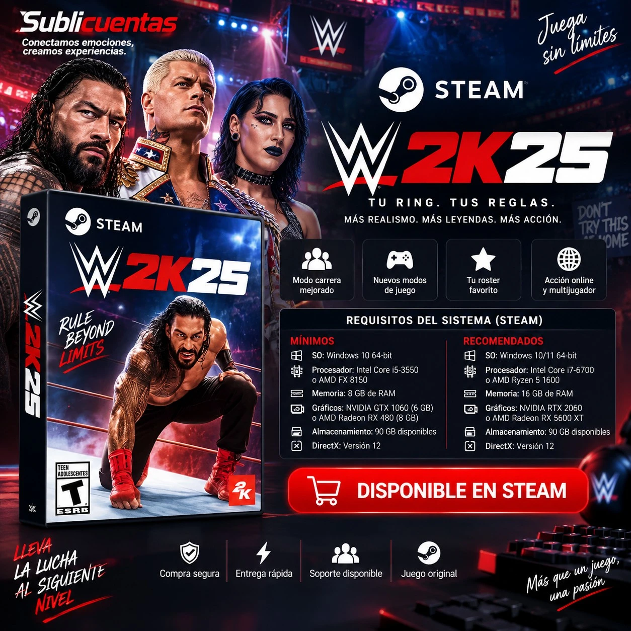 WWE 2K Steam