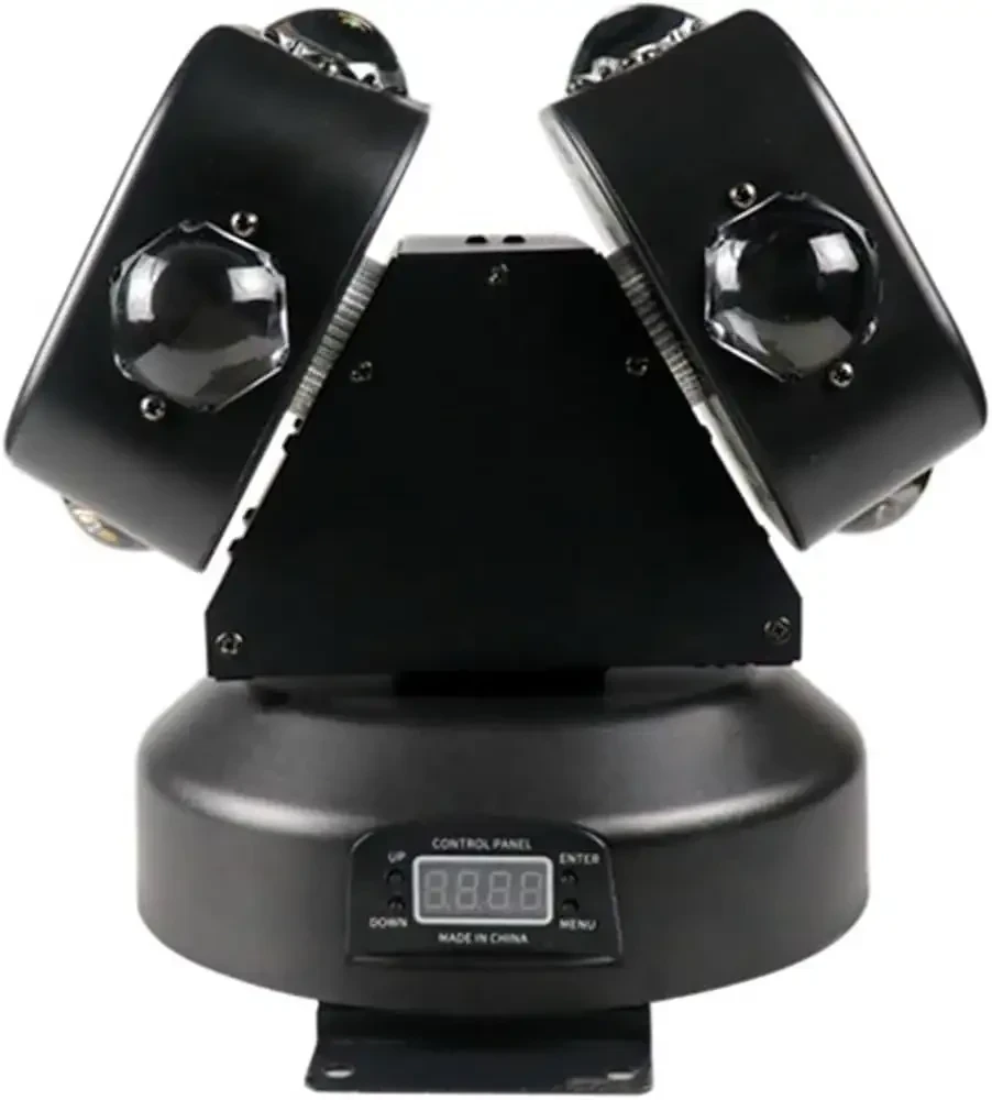 Marca: PROHEL Luces de escenario Luz de cabeza móvil RG LED 12 Cabeza móvil de doble brazo RGBW 4IN1 Luz de escenario de haz a todo color for discoteca Wedding Bar KTV Party para iluminación de escenario de fiesta 4