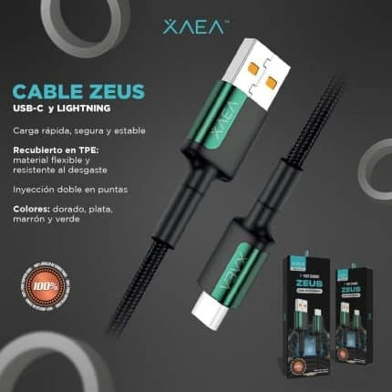 CABLE USB LIGHTNING MODX-104 – ZEUS – XAEA – DORADO 2