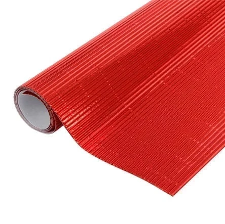 Corrugado  rojo pliego metalico 