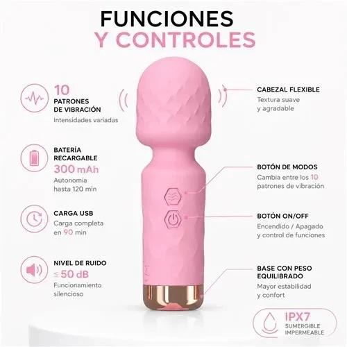 Mini Massager Minilux - Masajeador Vibrador  6