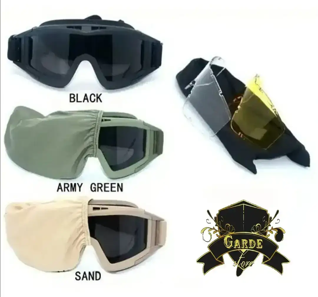 Lentes antiparras 3 micas 4
