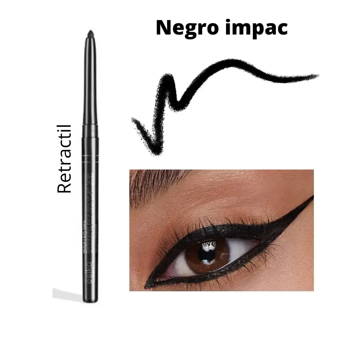 Delineador Retractil Master Gel tono Negro Impac Esika 
