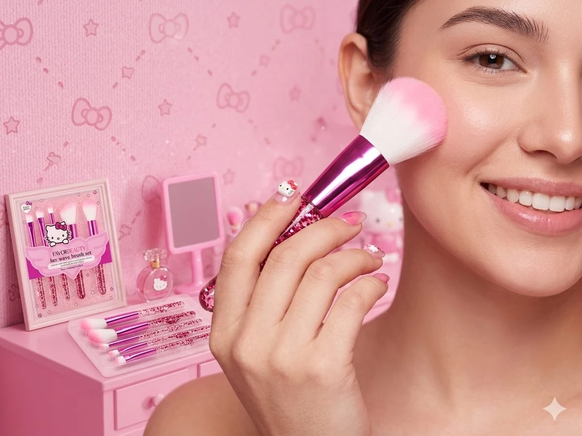 BRUSH BROCHAS HELLO KITTY