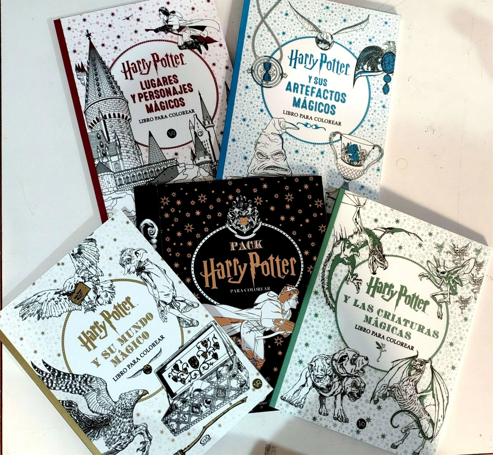 PACK HARRY POTTER PARA COLOREAR 