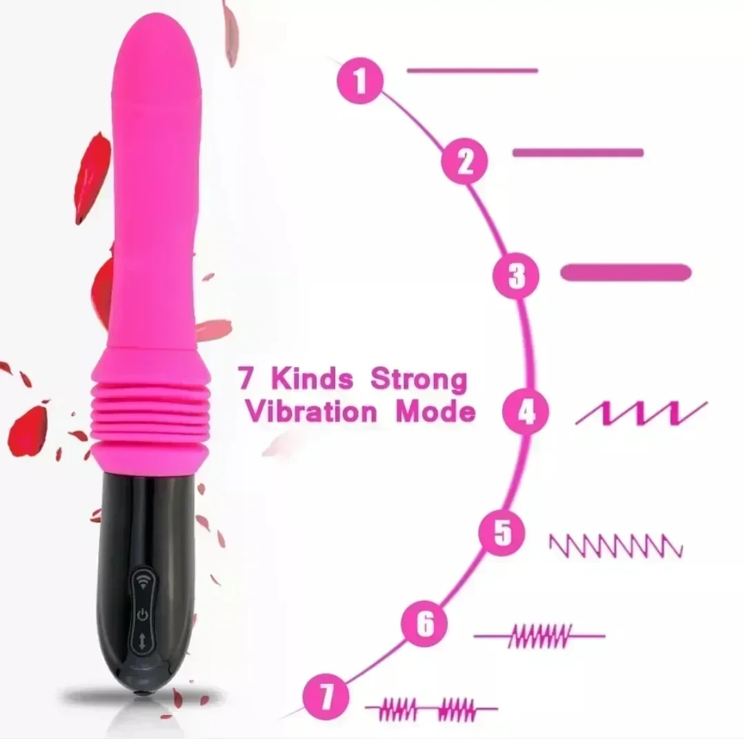 Vibrador Telescopic "Maquina Sexual" 3