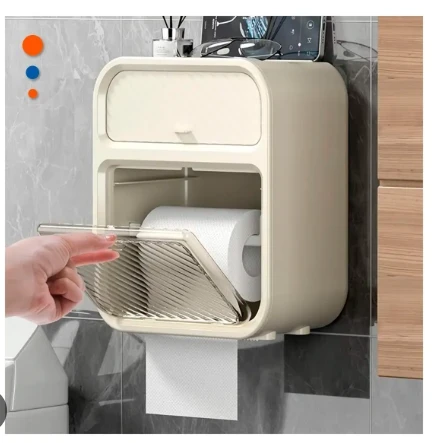  DISPENSADOR PAPEL HIGIENICO CON CAJON 2