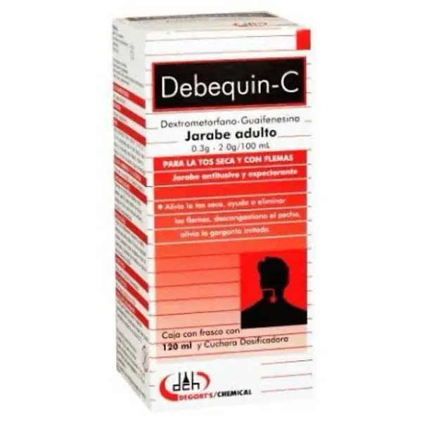 Debequin-C adulto / dextrometorfano-Guaifenesina /0.3g-2.0g