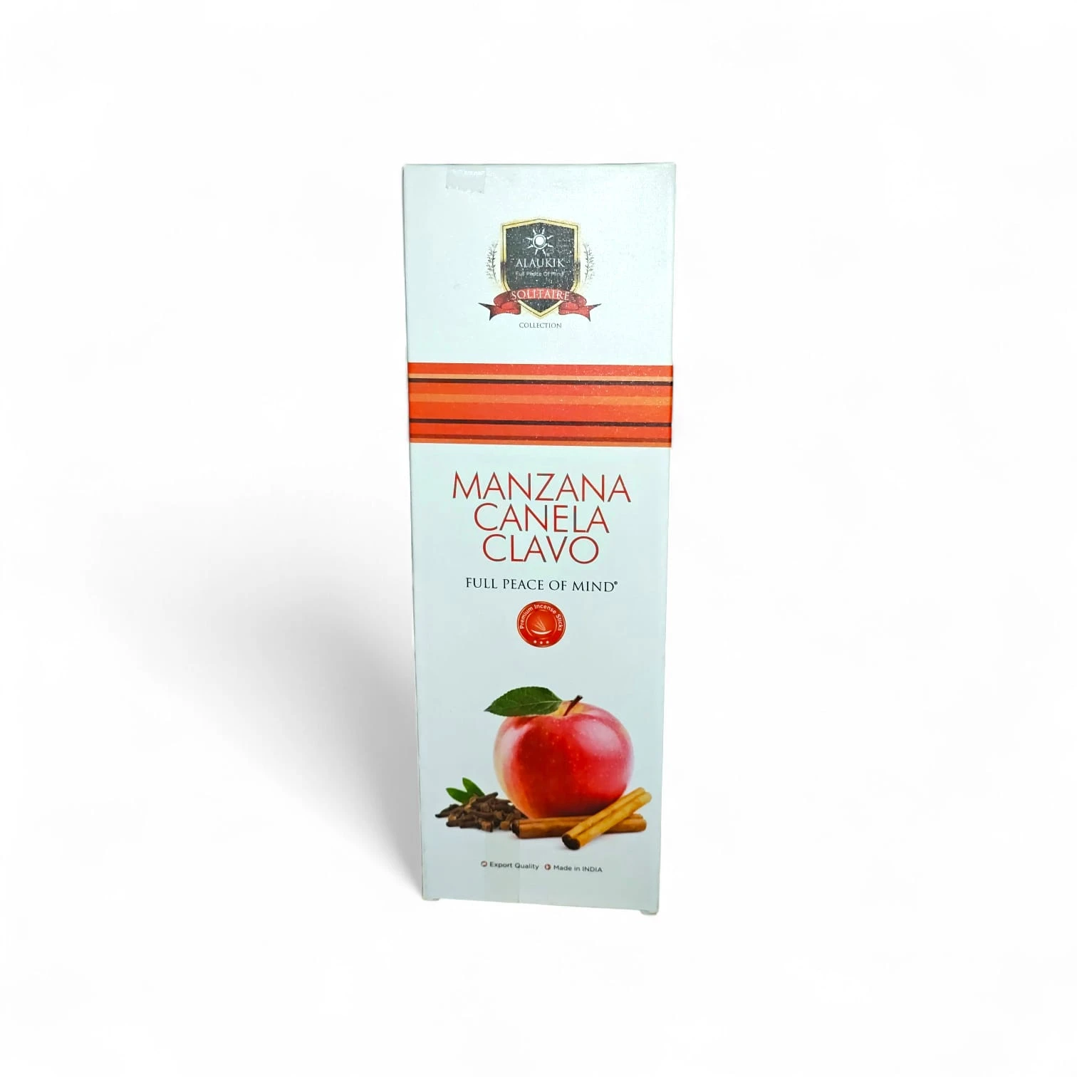 INCIENSO MANZANA CANELA Y CLAVO ALAUKIK 90 GR