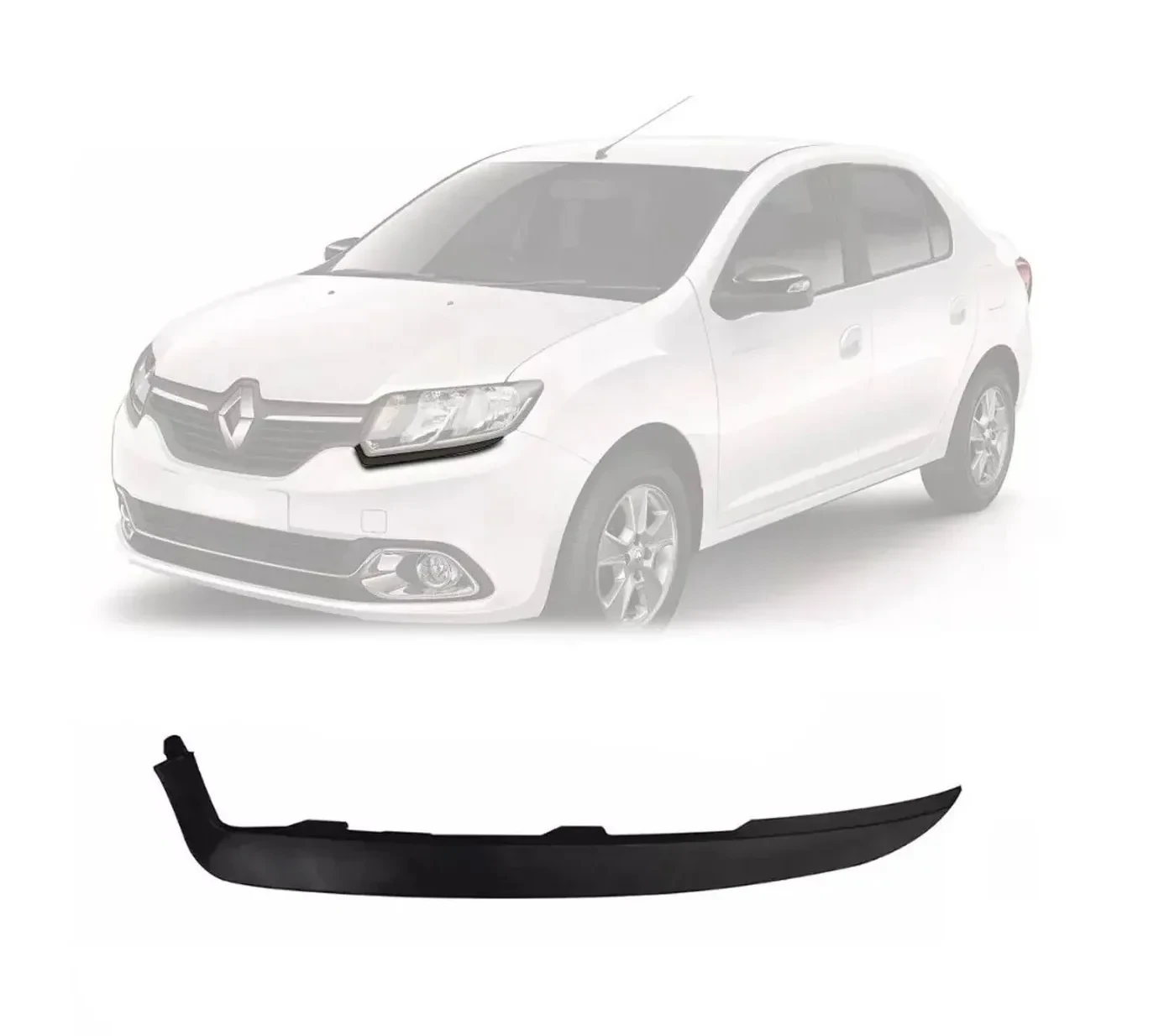 Moldura inferior farol Sandero / Logan 2016-2020 2