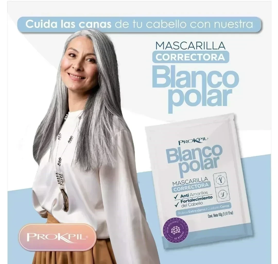 prokpil mascarilla color sobre x40 ml blanco puro