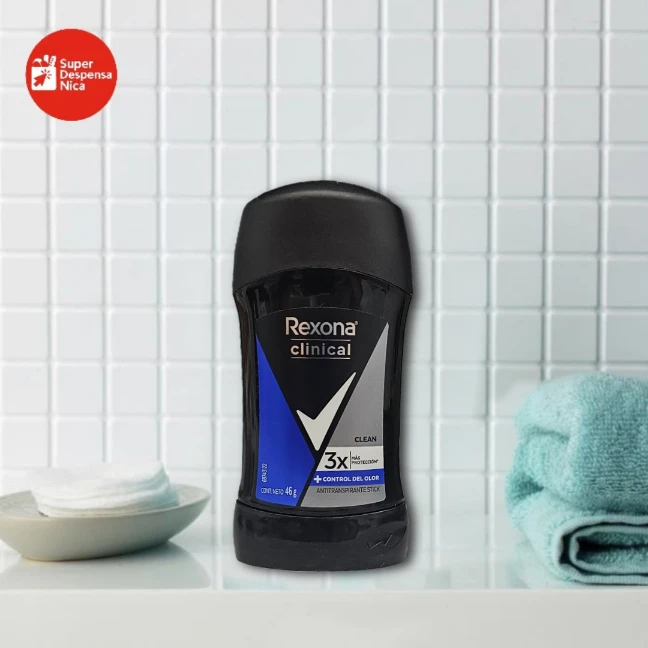 Desodorante Rexona Barra Clinical Clean 46g
