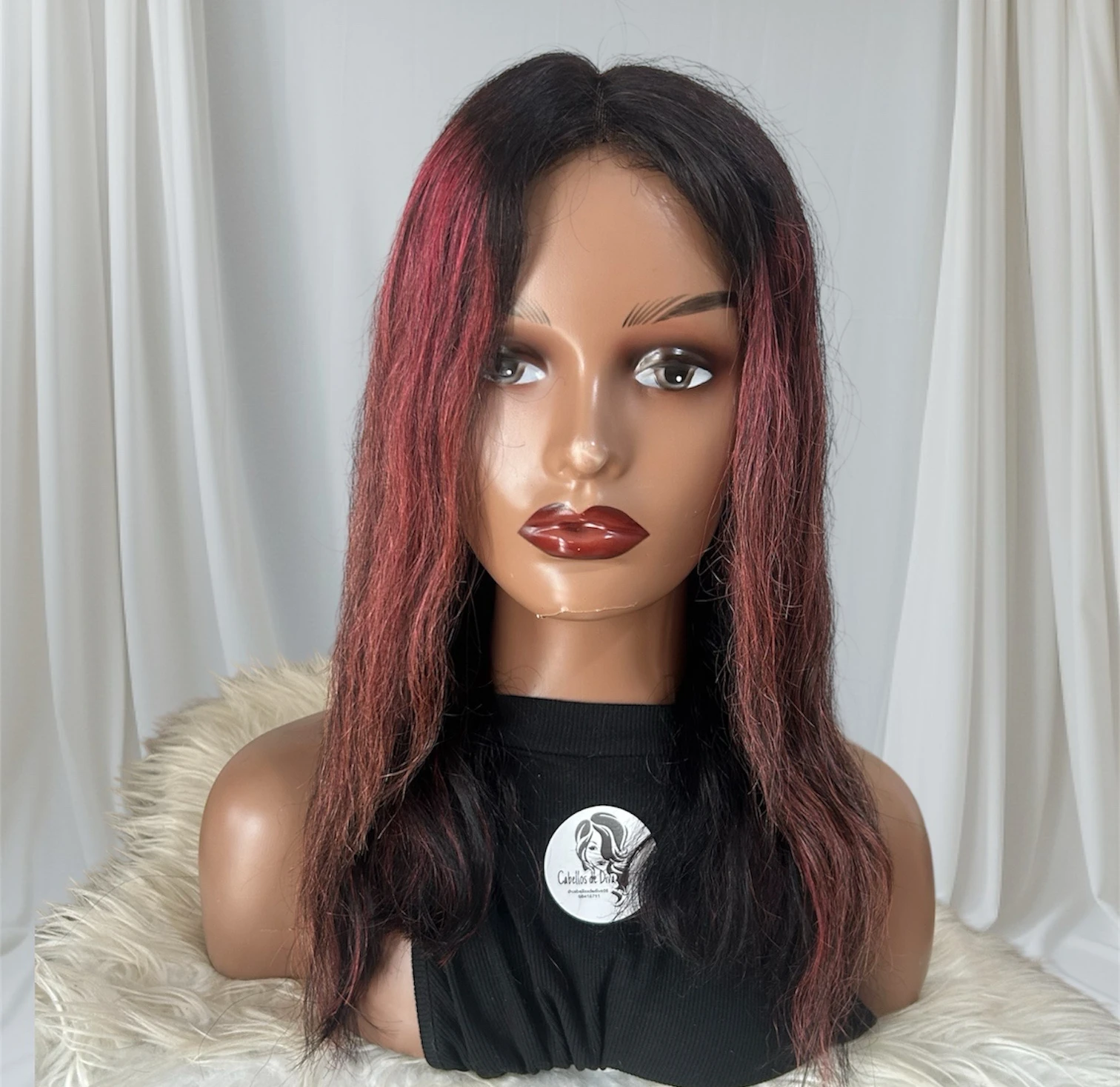 Peluca de cabello humano 16” 13x4