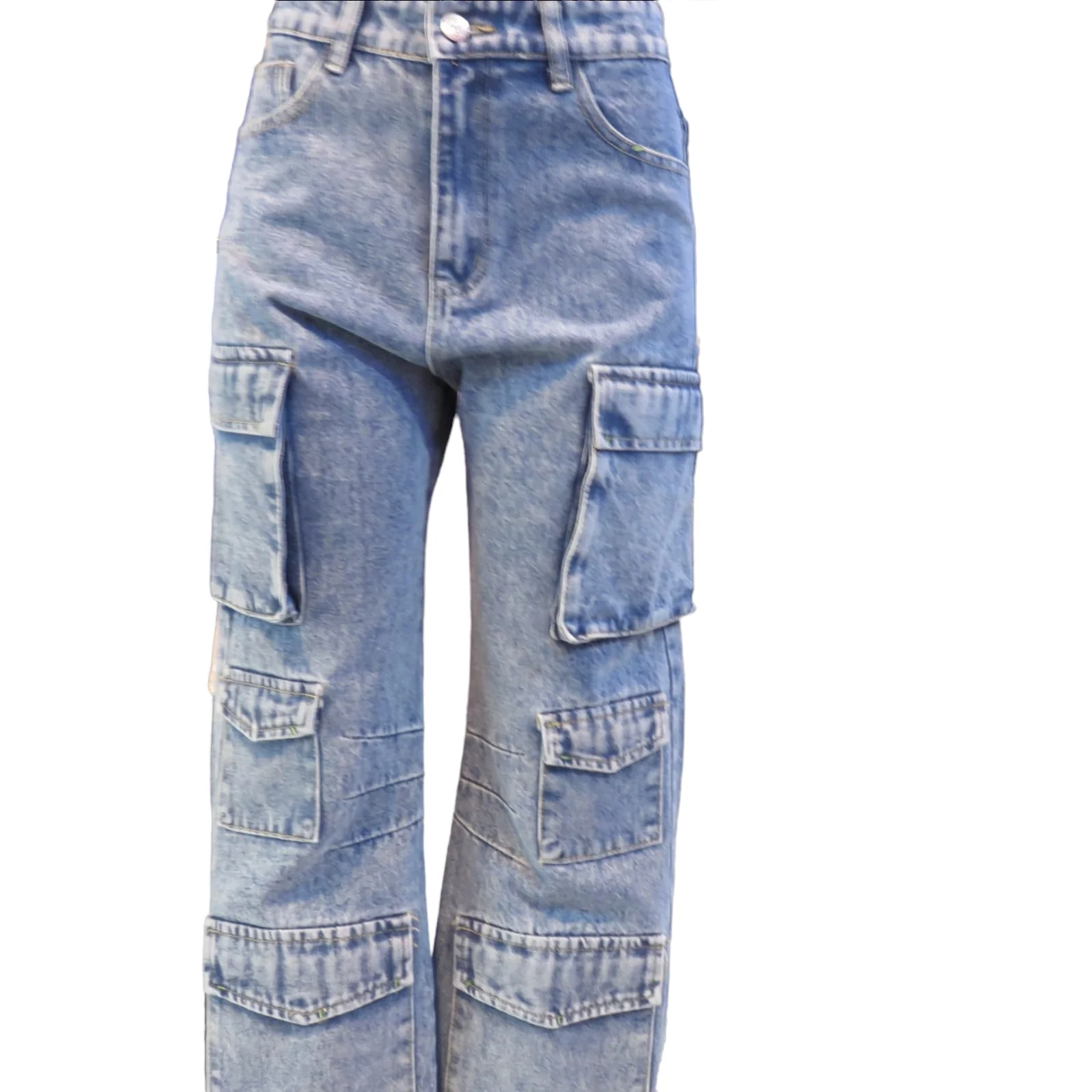Jeans tipo jogger con triple bolsa 3